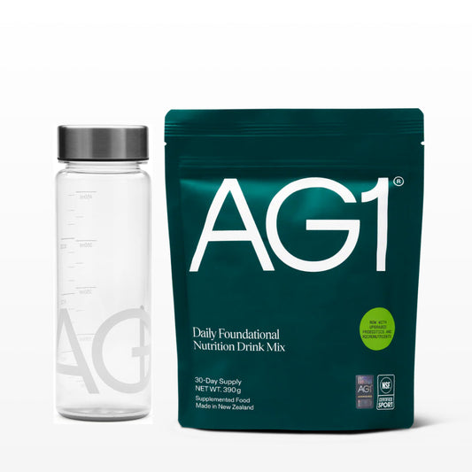 AG1 Athletic Greens & Shaker bottle - Premium All-in-One Daily Greens Supplement