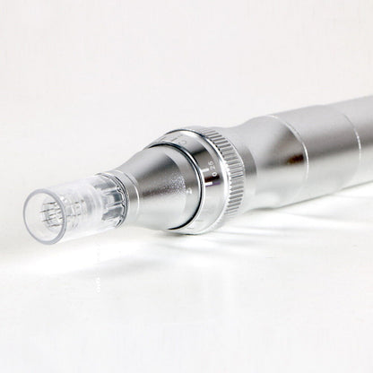 Derma Glow microneedling pen USB charging port detail