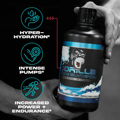 Gorilla Mode Liquid Glycerol - Hyper hydration formula 60 servings